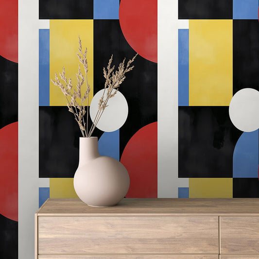 Buntes Modern Art Muster Geometrisch