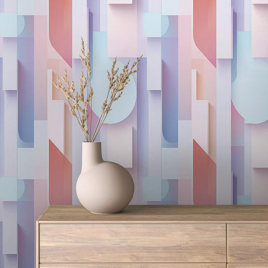Geometrisch Pastell 3D