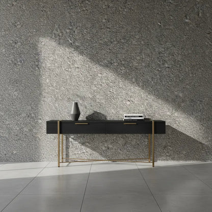 Selbstklebende Tapete Grober Beton – Rough Concrete Gravel mit realistischer Gesteinsstruktur für Industrial-Look im Wohnbereich. Perfekt für moderne Wandgestaltung im Home Dekor.