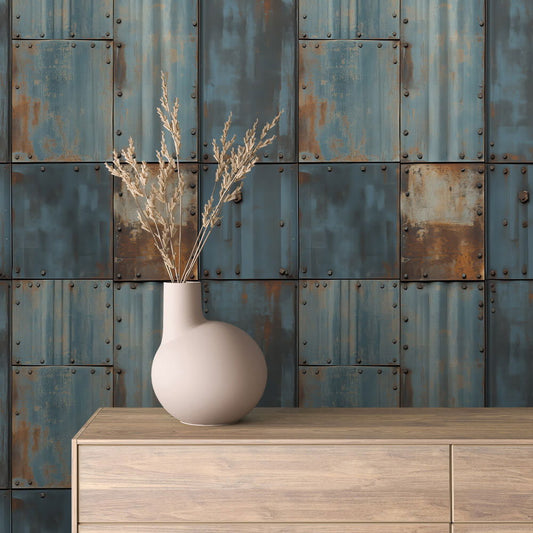 Industrial Rust Blue Metall
