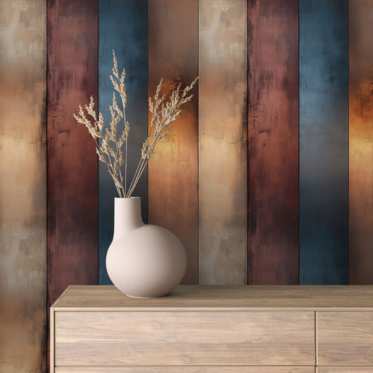 Rustic Stripes Metall
