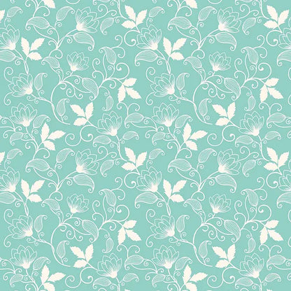 Floral Mint Elegance