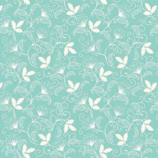 Floral Mint Elegance