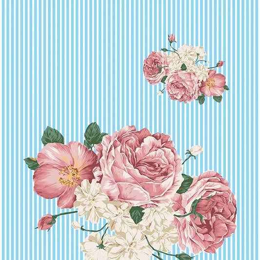 Floral Stripe Bloom
