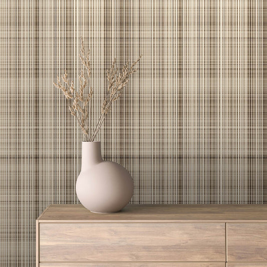 Natürliche Gewebestruktur für stilvolle Wandgestaltung  Textil-Look in Beige  Selbstklebend & PVC-frei – made by PCC FoliaConcept!