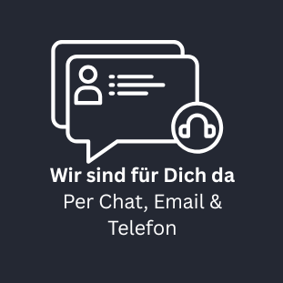 Kundensupport über Chat, E-Mail und Telefon – Hilfe vom Serviceteam bei Fragen und Problemen
